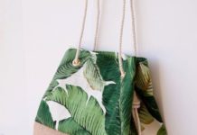 Tendance Sac Femme 2017/ 2018 : Un sac de plage inspiré des tropiques ou mon fourre tout estival ! …