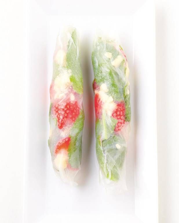 Recettes Healthy Rouleaux De Printemps A La Fraise Pour 4