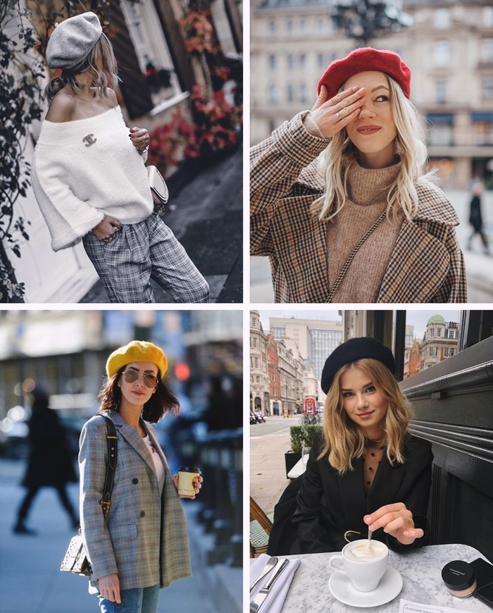 idees commet porter un chapeau selon la forme de son visage mode femme style parisien beret rouge